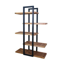 Fujian Decorative Shelf, Multi-Purpose Shelf, 4-Shelf Large Decor Bookcase